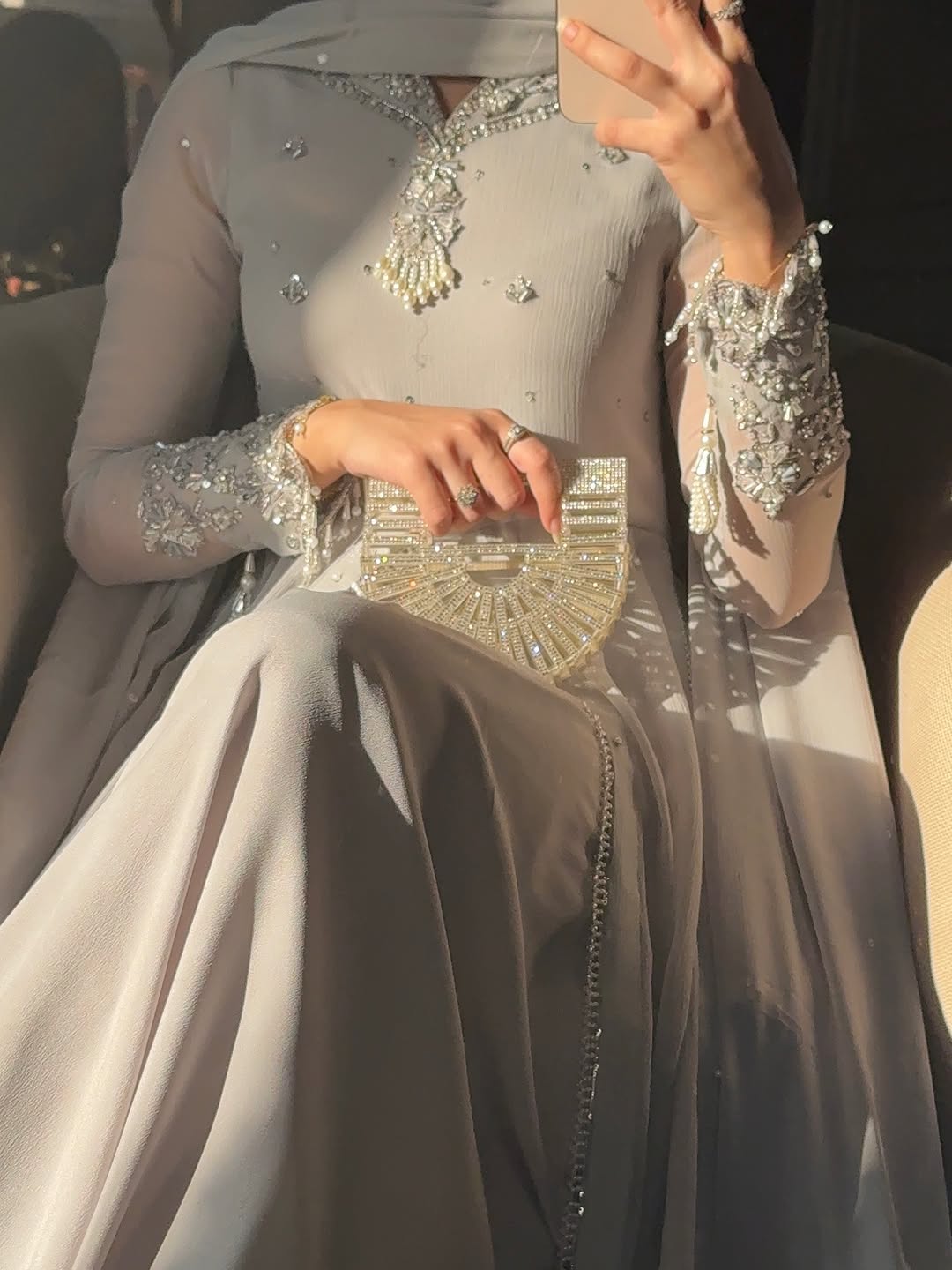 White Chiffon Maxi Dress