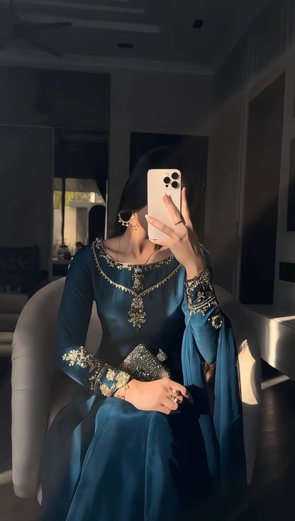 PEACOCK BLUE