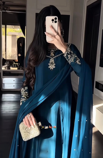PEACOCK BLUE